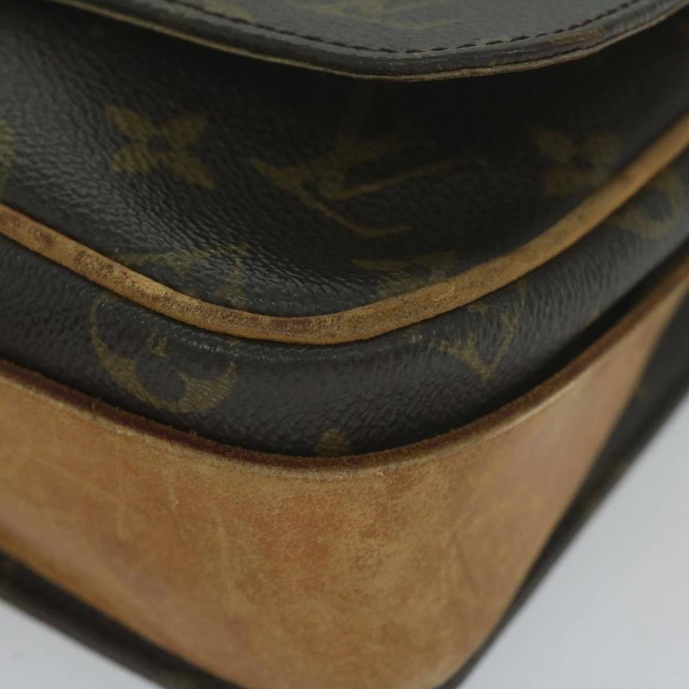 LOUIS VUITTON Monogram Cartouchiere MM Shoulder Bag M51253 LV Auth 64946 - Picture 14 of 16